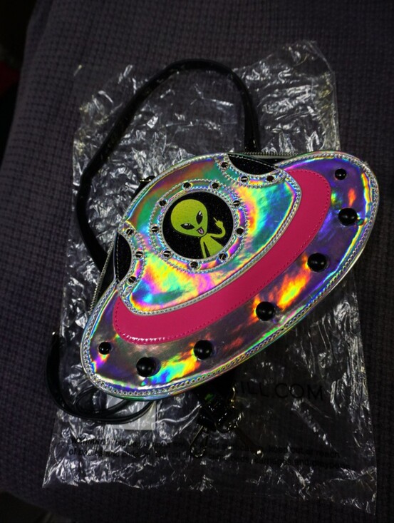 Current Mood Handbags - Alien Backpack Purse